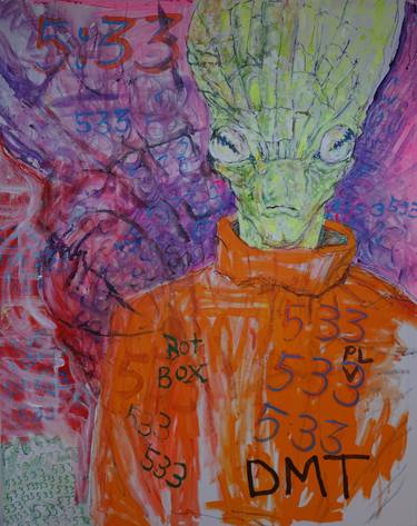 Original Fine Art Outer Space Painting by Craig Poirier