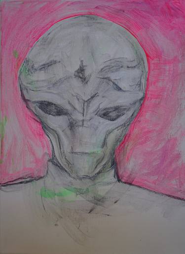 Original Fine Art Outer Space Painting by Craig Poirier