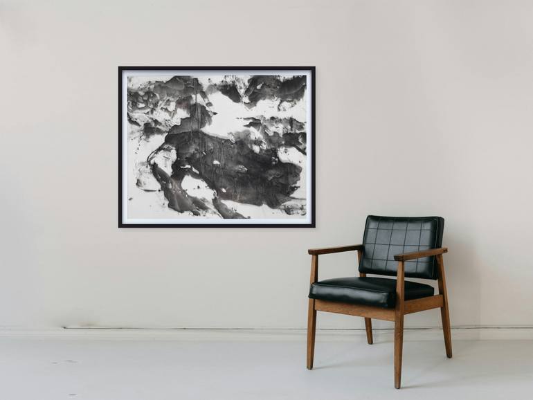 Original Abstract Expressionism Abstract Painting by Ruozhou Zhuang