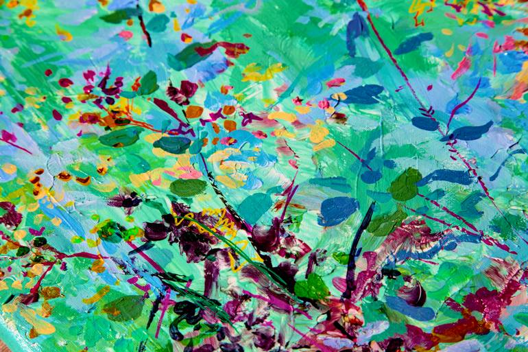 Original Contemporary Garden Painting by Zoey Zuo