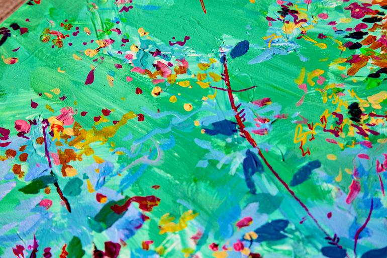 Original Contemporary Garden Painting by Zoey Zuo
