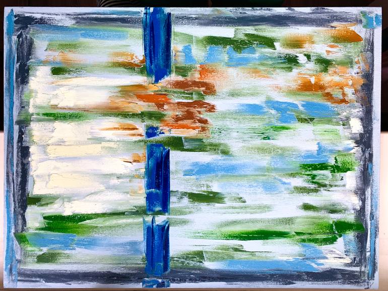 Original Abstract Expressionism Abstract Painting by Aisha Turlybek