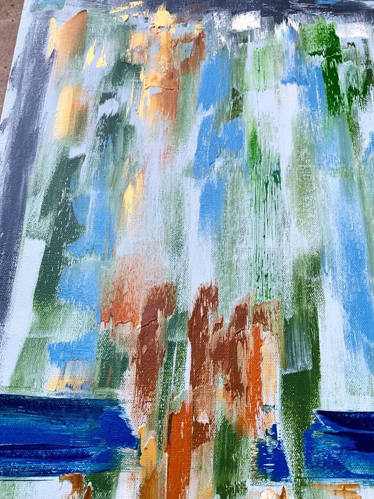 Original Abstract Expressionism Abstract Painting by Aisha Turlybek