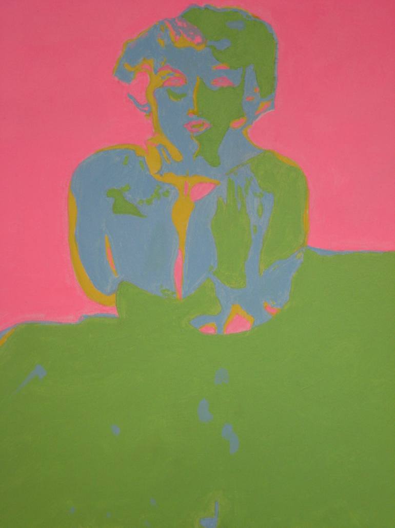 Original Figurative Performing Arts Painting by Constanzay Sun