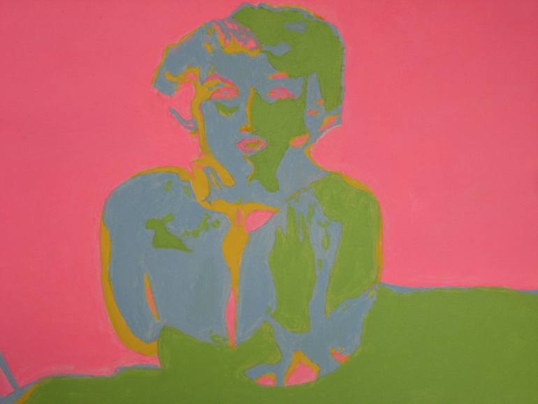 Original Figurative Performing Arts Painting by Constanzay Sun