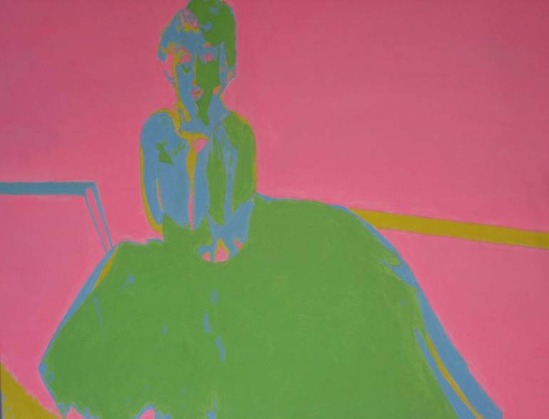 Original Figurative Performing Arts Painting by Constanzay Sun