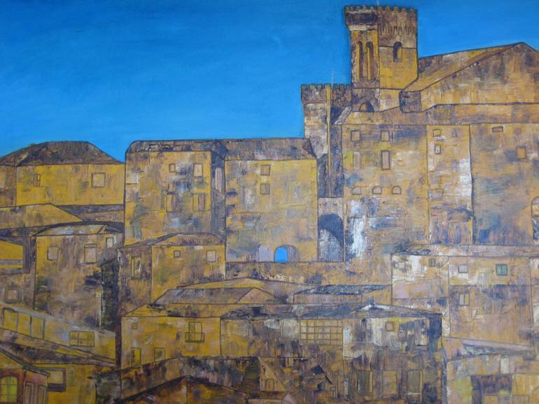 Original Expressionism Landscape Painting by Constanzay Sun