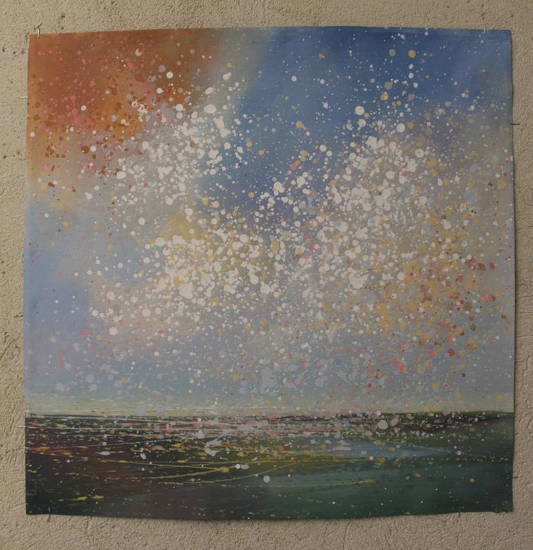 Original Abstract Landscape Painting by Anry Lys