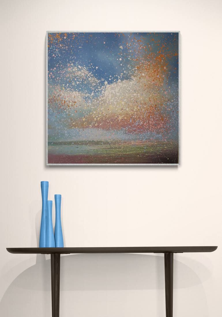 Original Abstract Landscape Painting by Anry Lys
