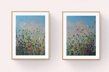 Original Abstract Floral Painting by Anry Lys