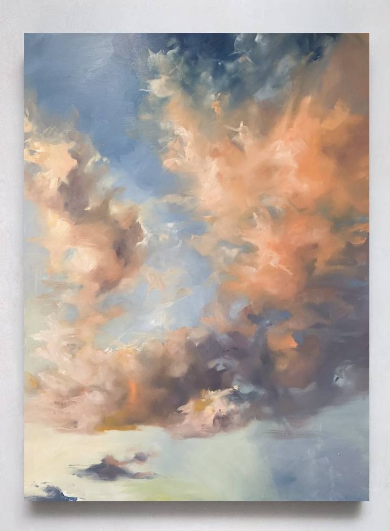 Colorful Sky, Painting by Liza Orlovska