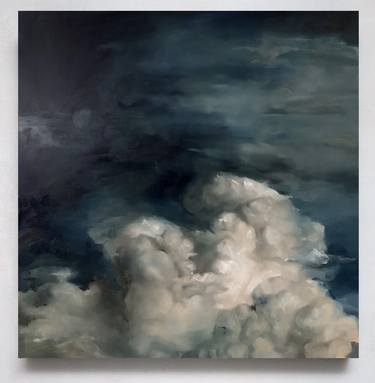 Saatchi Art Artist Liza Orlovska; Painting, “Thunderstorm sky” #art