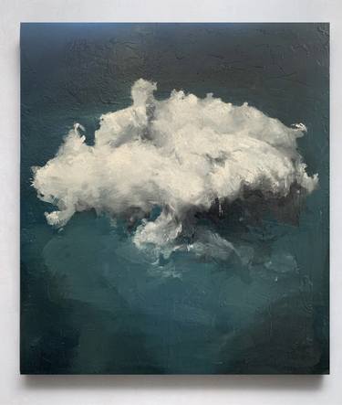 Saatchi Art Artist Liza Orlovska; Painting, “One blue cloud” #art