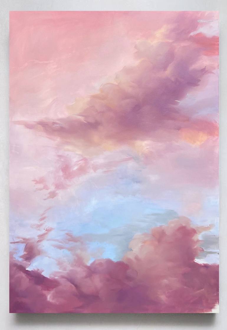 Pink sky 1 Painting by Liza Orlovska Saatchi Art