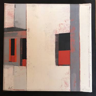 Original Abstract Architecture Paintings by Loredana Campa