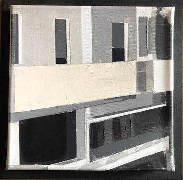 Original Abstract Architecture Paintings by Loredana Campa