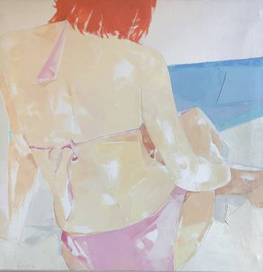 Original Figurative Women Paintings by Loredana Campa