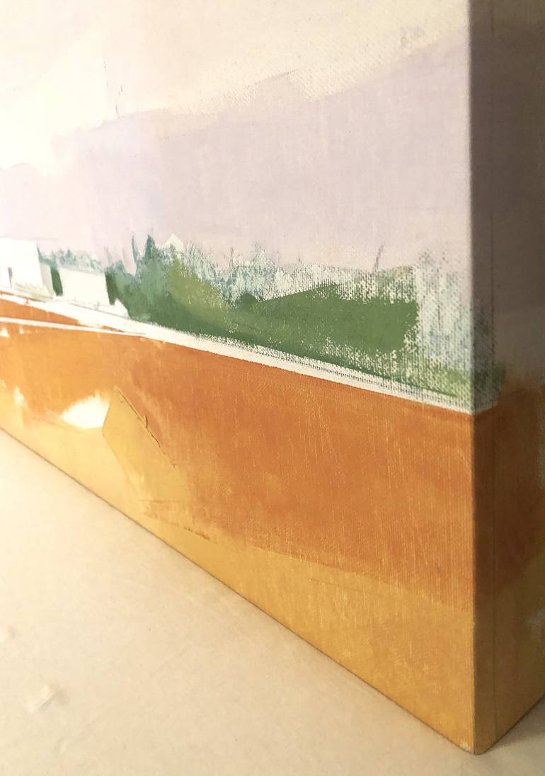 Original Abstract Expressionism Landscape Painting by Loredana Campa
