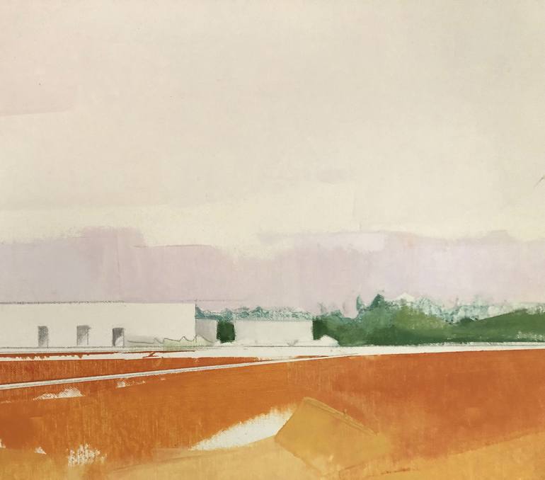 Original Abstract Expressionism Landscape Painting by Loredana Campa