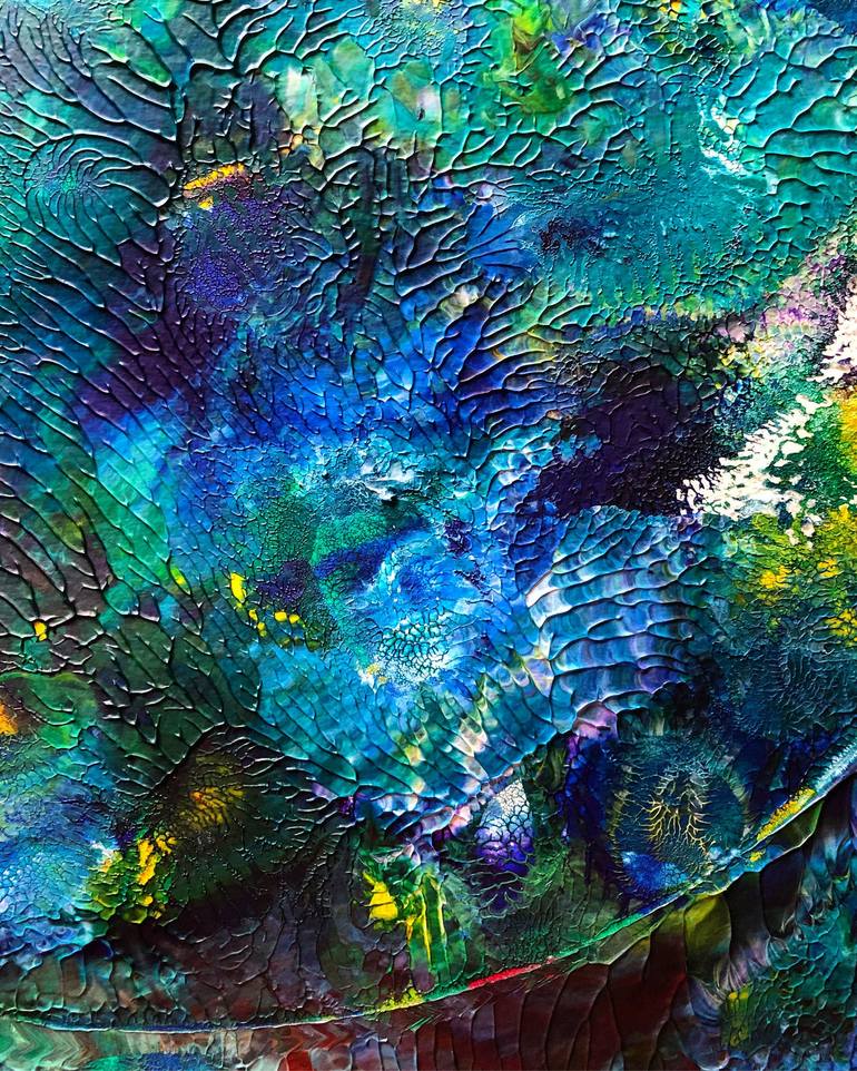 Original Abstract Expressionism Abstract Painting by Sana Dar