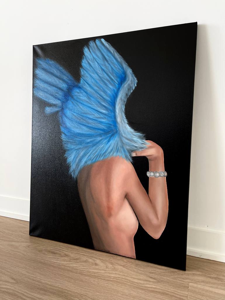 Original Modernism Body Painting by Alexa Livi