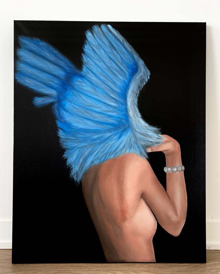 Original Modernism Body Painting by Alexa Livi