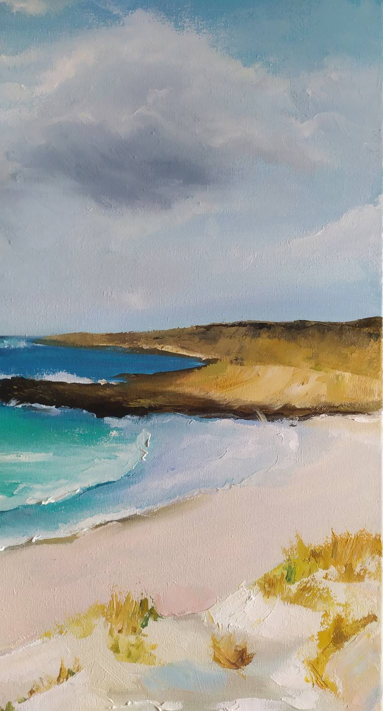 Original Realism Seascape Painting by Olha Komisaryk