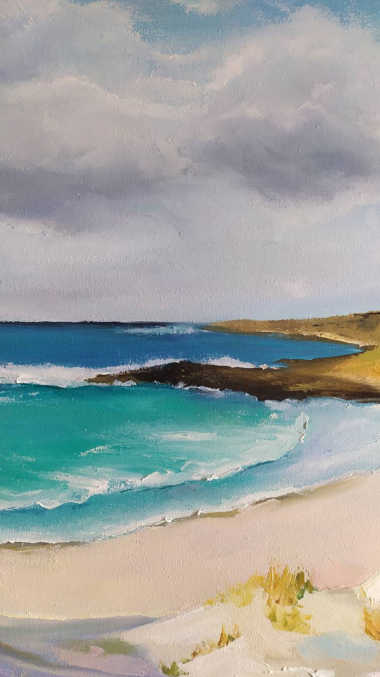 Original Realism Seascape Painting by Olha Komisaryk