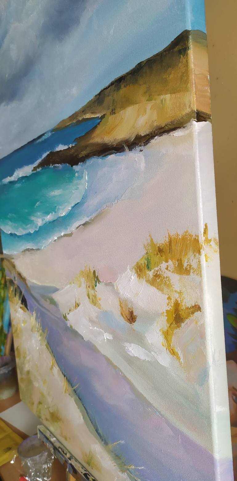 Original Realism Seascape Painting by Olha Komisaryk