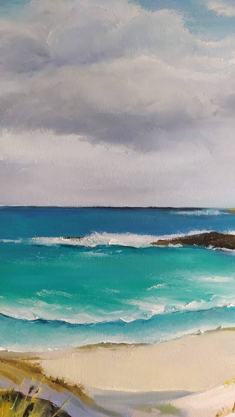 Original Realism Seascape Painting by Olha Komisaryk
