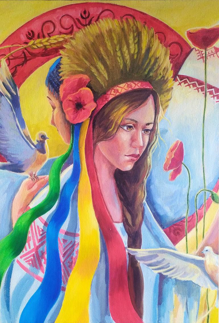 Original Figurative People Painting by Olha Komisaryk