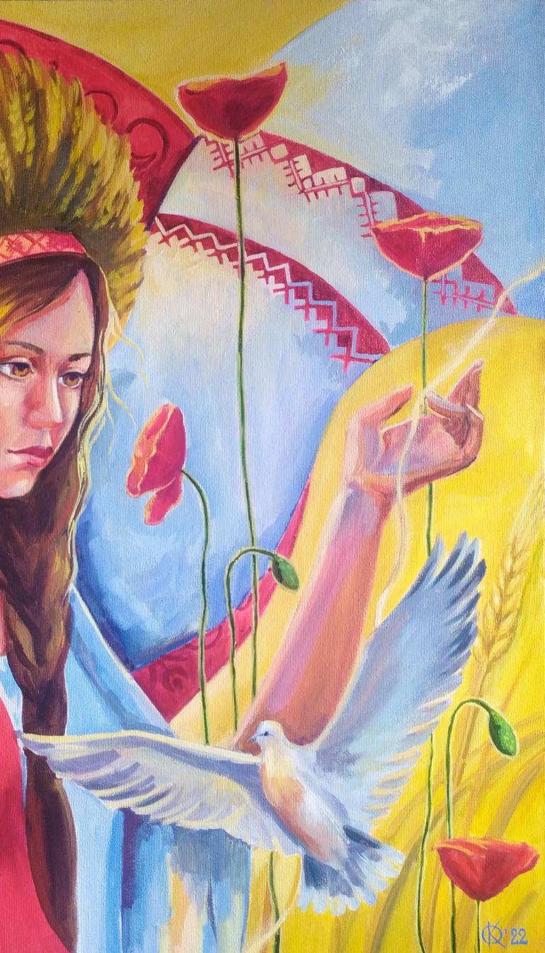 Original Figurative People Painting by Olha Komisaryk