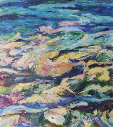 Print of Seascape Paintings by Polona Petek