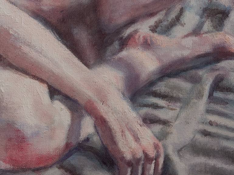 Original Figurative Nude Painting by Peter D'Alessandri