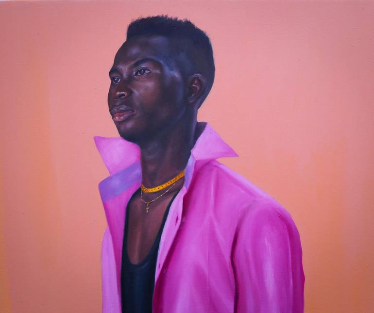 Original Contemporary Portrait Paintings by Em Yeku