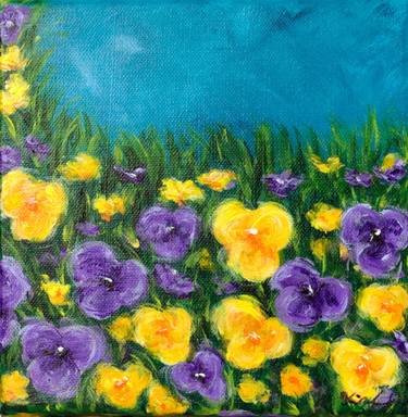 Original Realism Floral Painting by Lilli Kirschmann