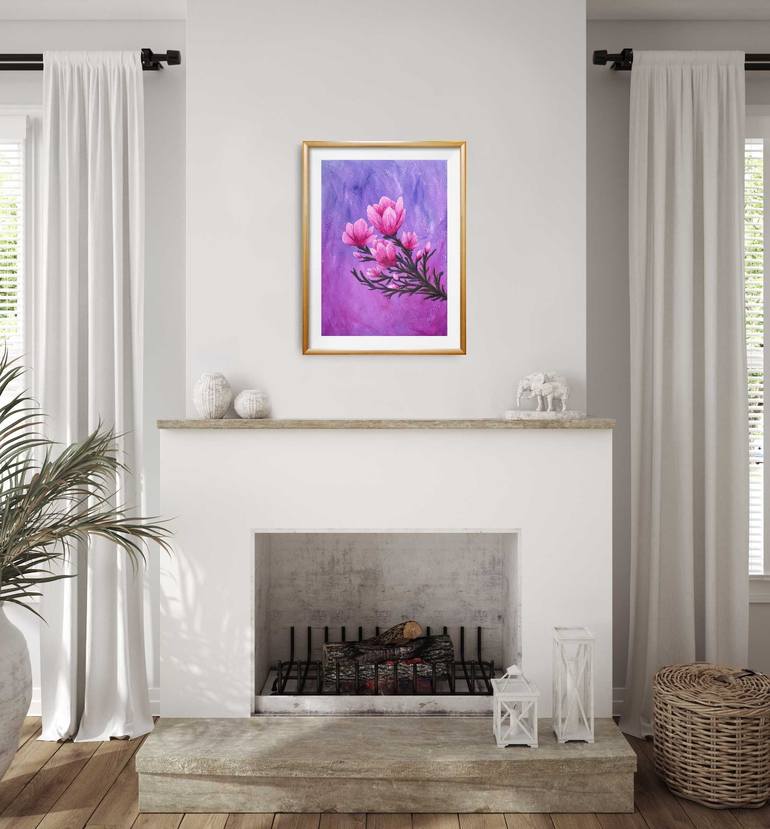 Original Realism Floral Painting by Lilli Kirschmann