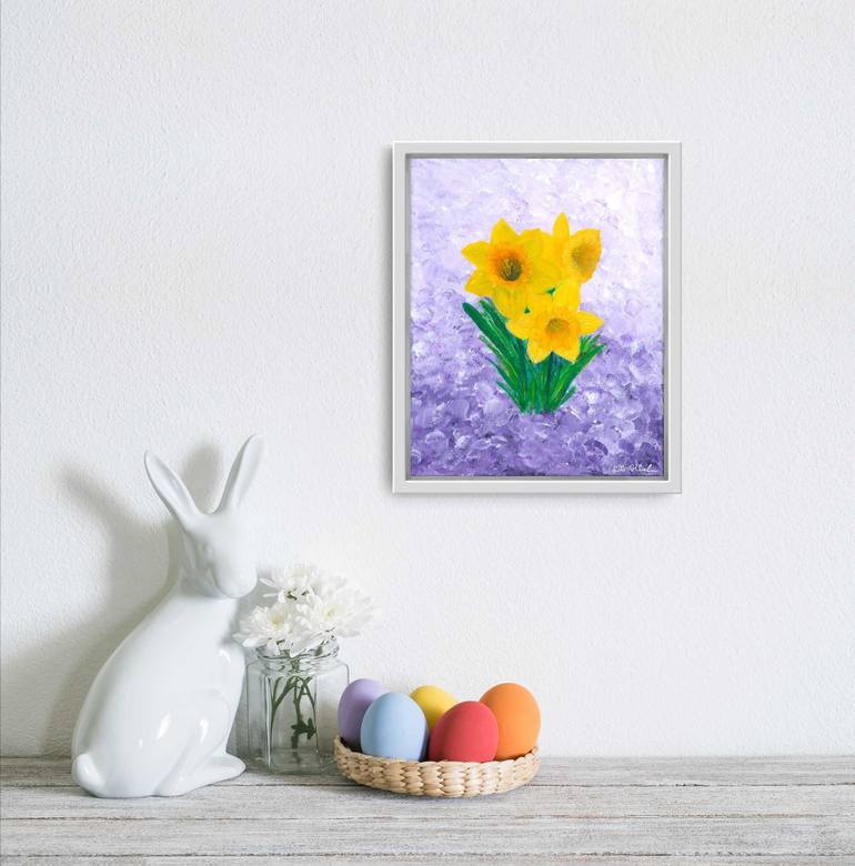 Original Realism Floral Painting by Lilli Kirschmann