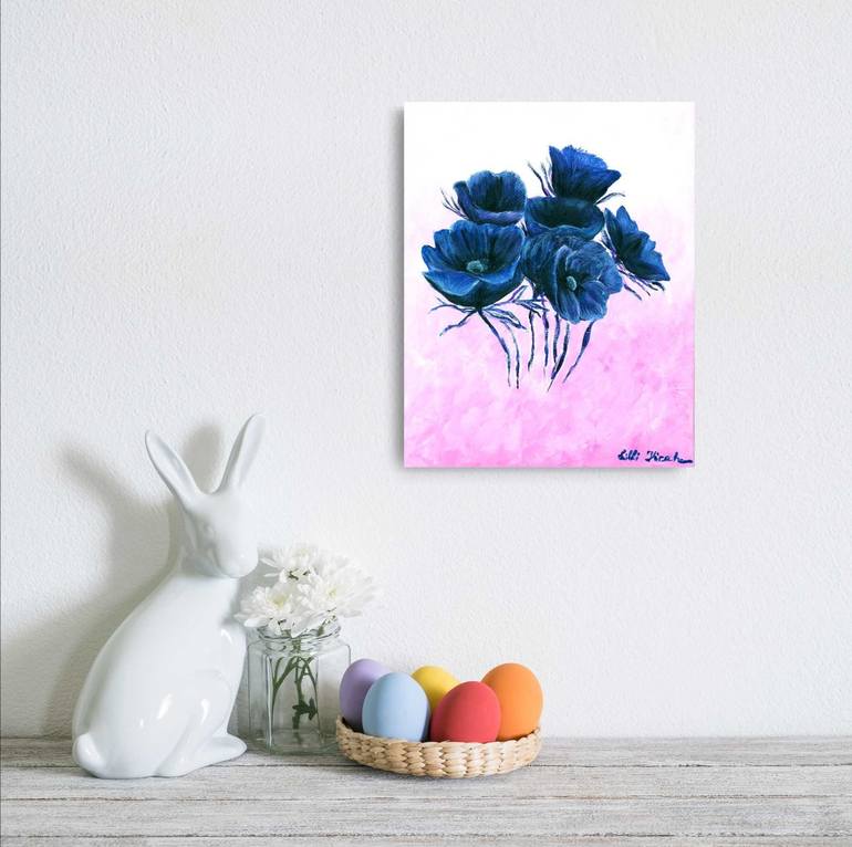 Original Floral Painting by Lilli Kirschmann