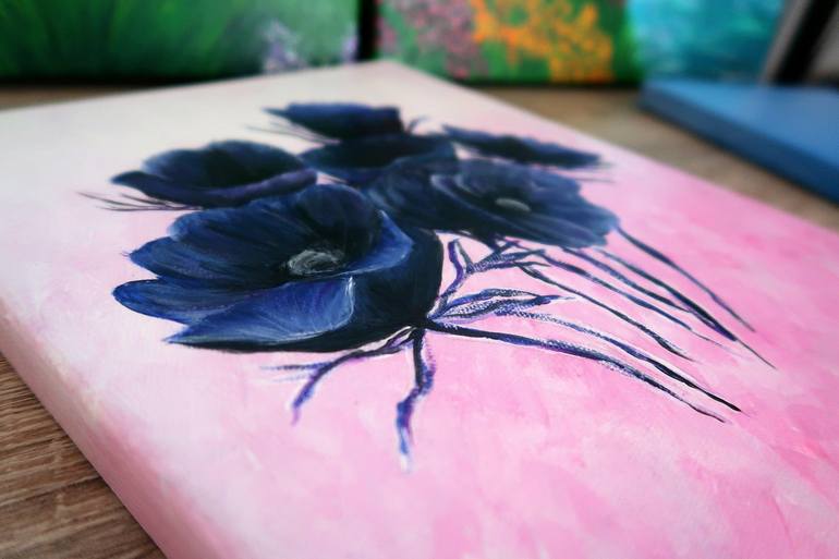 Original Floral Painting by Lilli Kirschmann