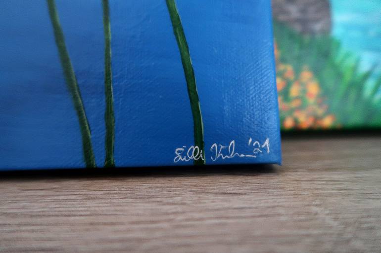 Original Modernism Floral Painting by Lilli Kirschmann