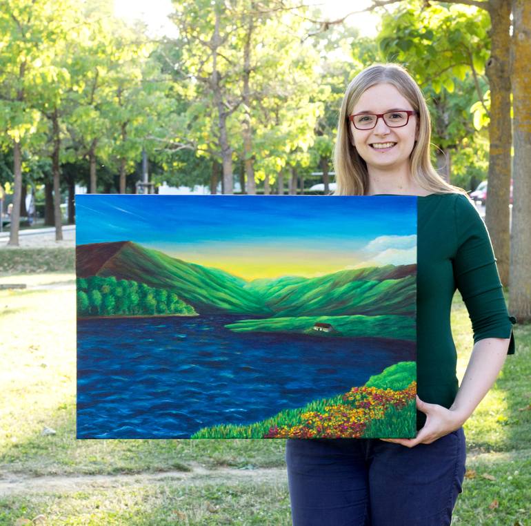 Original Realism Landscape Painting by Lilli Kirschmann
