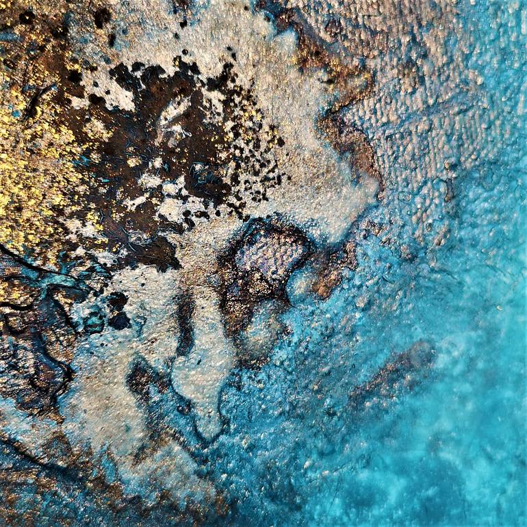 Original Art Deco Abstract Painting by Olga Manilov