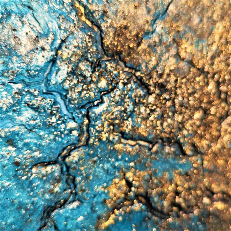 Original Art Deco Abstract Painting by Olga Manilov