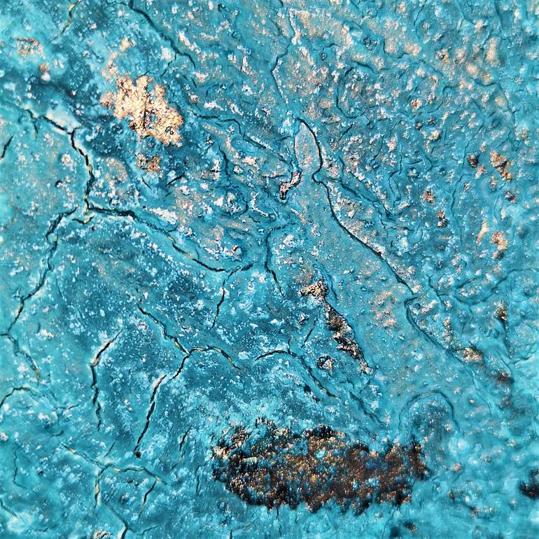 Original Art Deco Abstract Painting by Olga Manilov