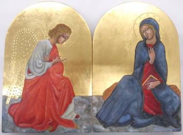 Original Fine Art Religious Paintings by Leonine Rivel