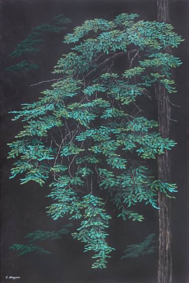 Original Realism Tree Painting by Craig Magoon