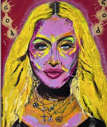 Original Expressionism Celebrity Painting by Pep Capdaigua