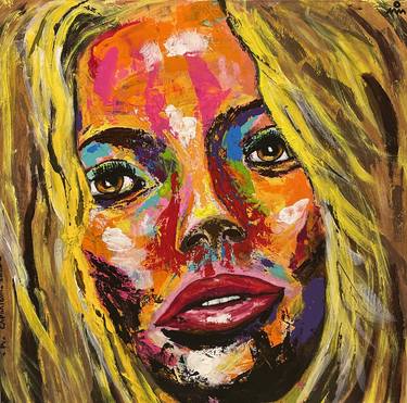 Print of Expressionism Pop Culture/Celebrity Paintings by Pep Capdaigua