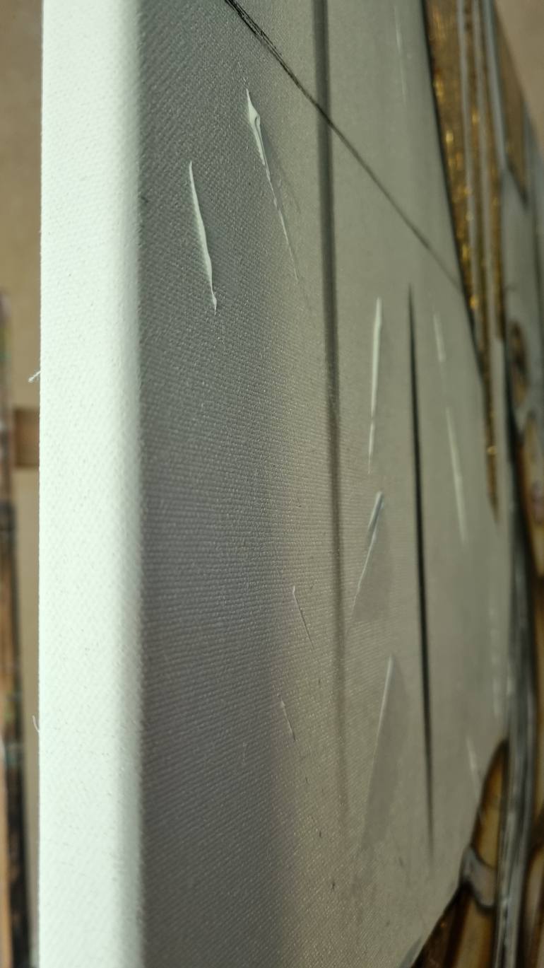 Original Abstract Nude Painting by Natasha Bazyliuk